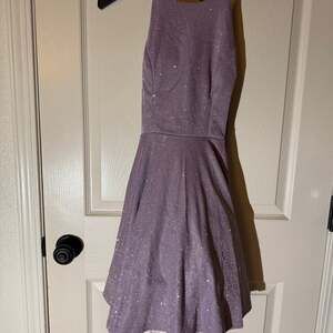 City Studios Juniors' Glitter Sleeveless Fit & Flare Dress